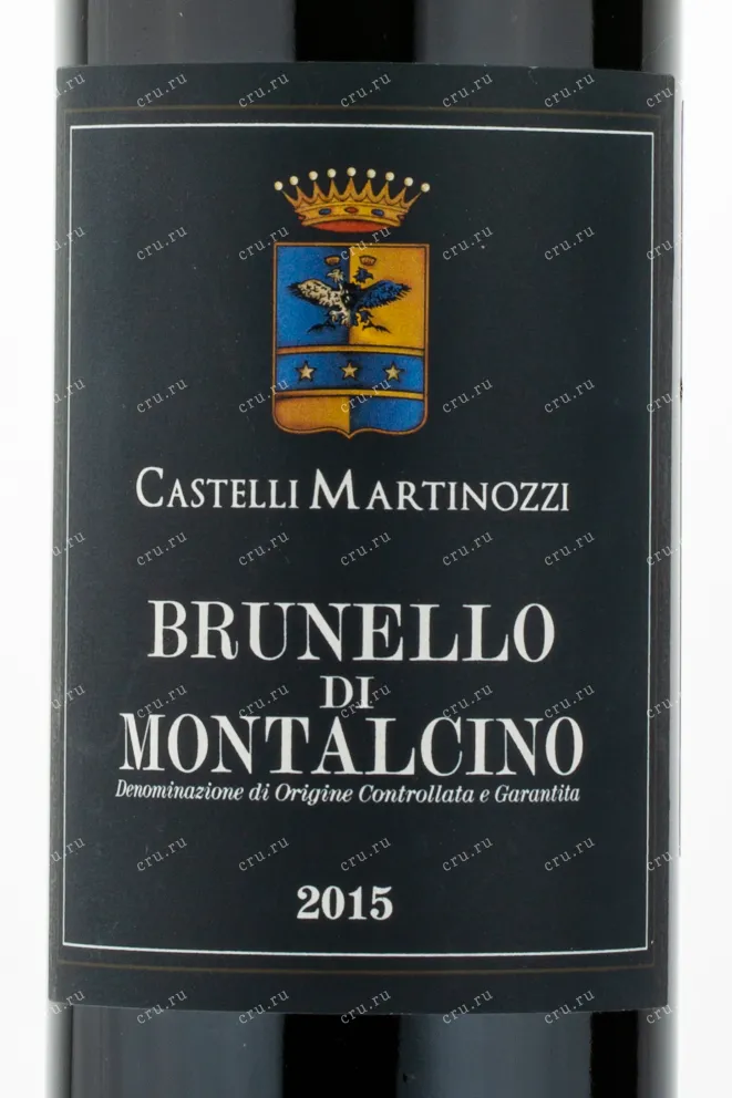 Этикетка вина Castelli Martinozzi Brunello di Montalcino 2016 0.75 л