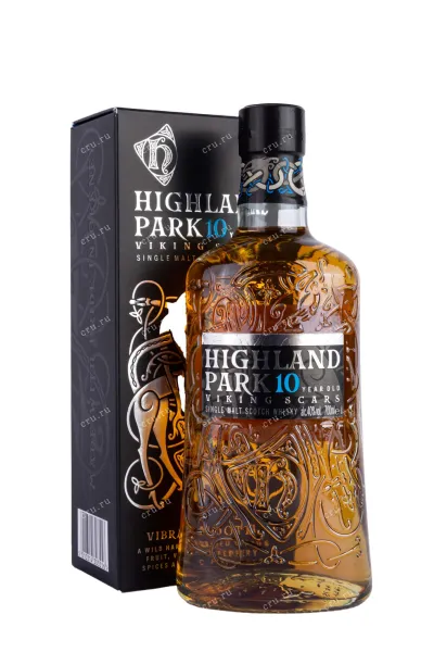 Виски Highland Park 10 years old Viking Scars  0.7 л