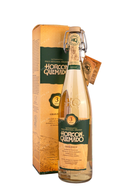 Писко Horcon Quemado Gran Pisco 3 anoc gift box  0.645 л