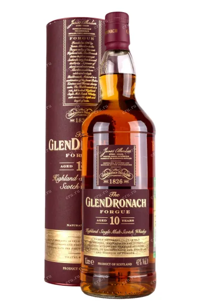 Виски Glendronach Forgue 10 years old in tube  0.7 л