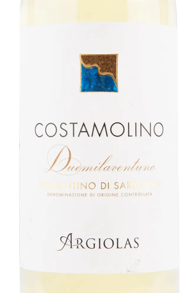 Этикетка вина Costamolino Vermentino di Sardegna DOC 0.75 л