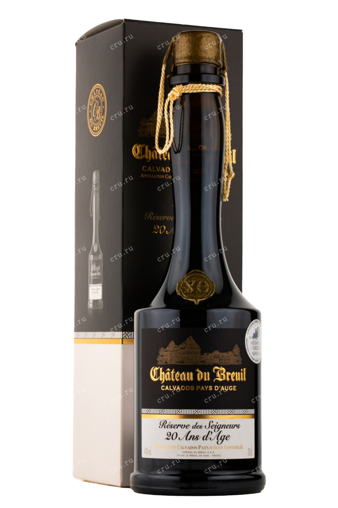 Кальвадос Chateau du Breuil Reserve des Seigneurs 20 years in gift box   0.7 л