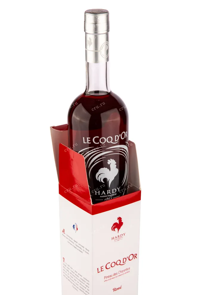 Пино де Шарант Hardy Le Coq d'Or Rose in gift box 2019 0.75 л