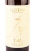 Этикетка Tement Zieregg TBA Sauvignon Blanc 2017 0.375 л