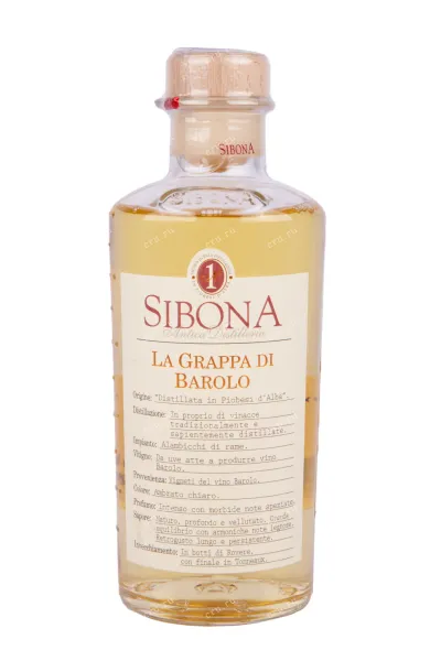 Граппа Sibona Barolo  0.5 л