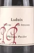 Этикетка Philippe Pacalet Ladoix 1er Cru Les Joyeuses 0.75 л