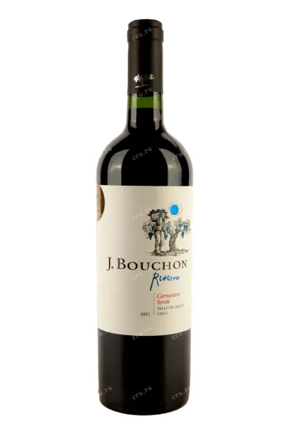 Вино Carmenere Syrah Reserva J. Bouchon 2022 0.75 л