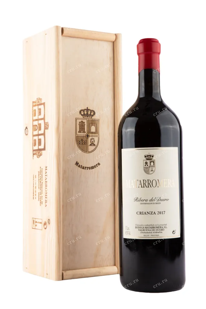 Вино Matarromera Crianza Ribera del Duero with gift box 2017 3 л