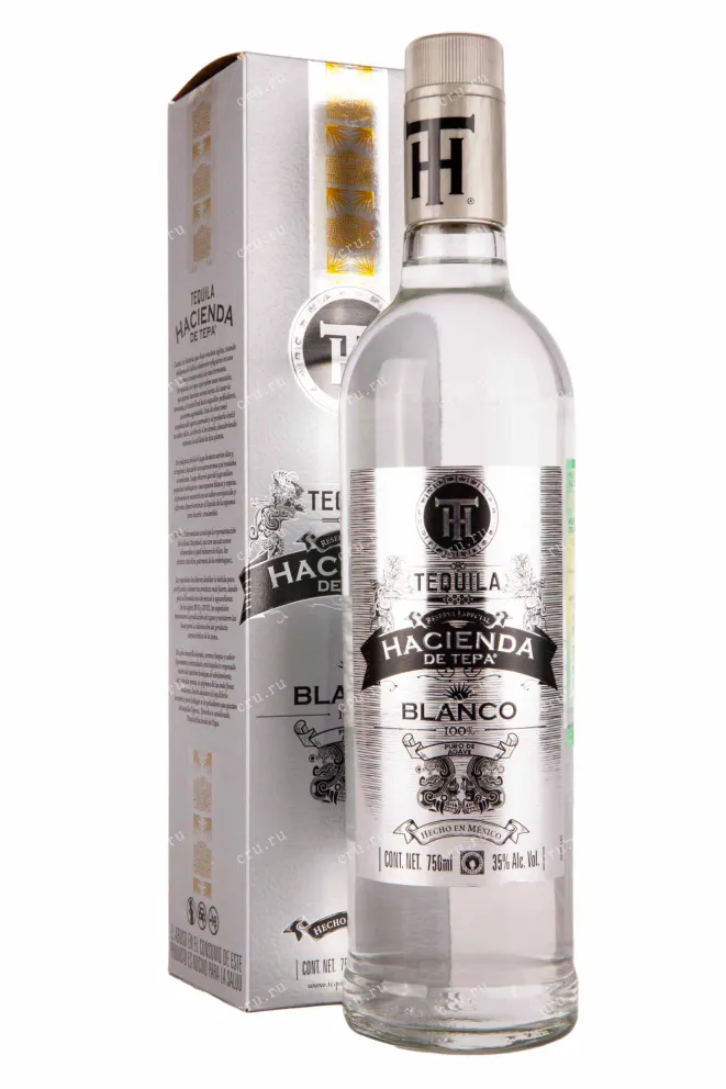 Текила Hacienda de Tepa Blanco in gift box  0.75 л