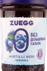 Этикетка Zuegg mirtilli neri without sugar 0.22 л