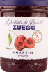 Этикетка Zuegg amarene 0.32 л