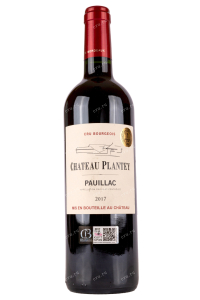Вино Chateau Plantey Pauillac Cru Bourgeois 2017 0.75 л