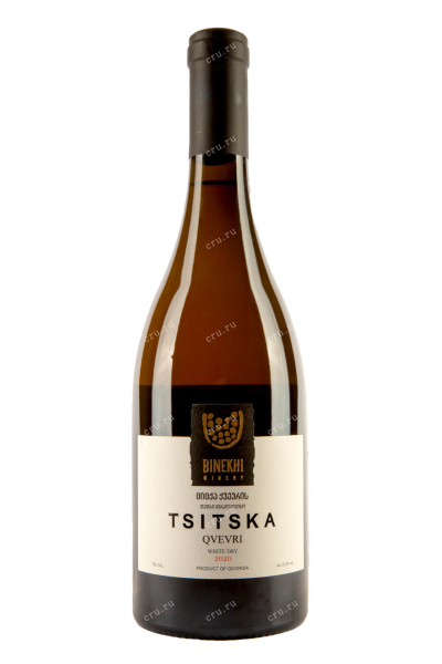 Вино Tsitska Qvevri Binekhi 2020 0.75 л