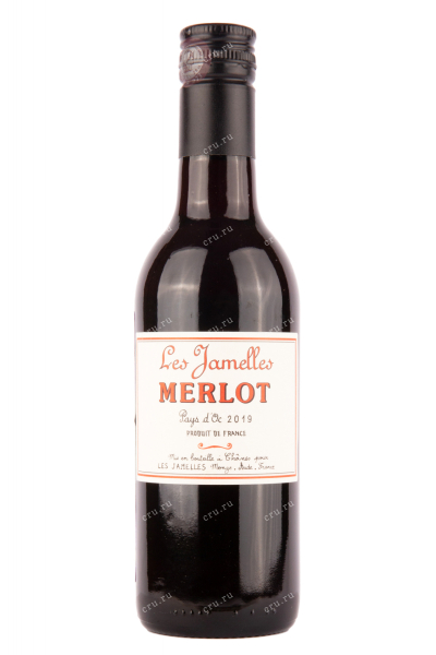 Вино Les Jamelles Merlot 2020 0.25 л