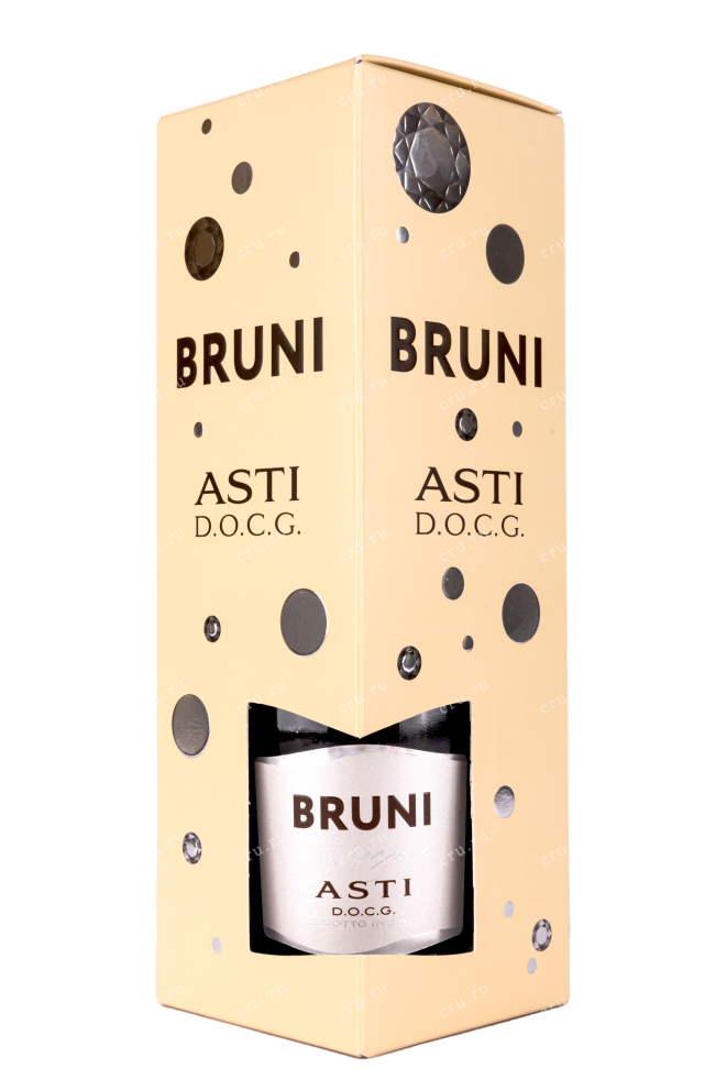 Подарочная коробка Bruni Asti in gift box 2021 0.75 л