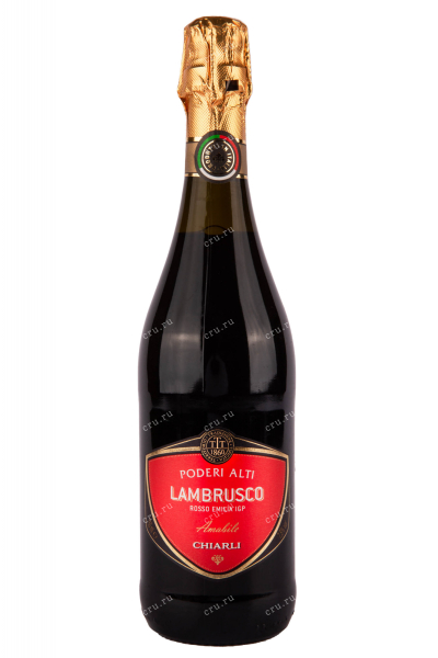 Игристое вино Lambrusco dell Emilia Rosso Poderi Alti  0.75 л