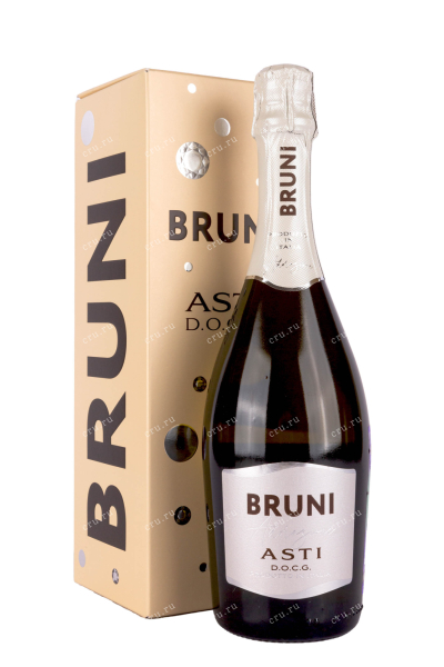Игристое вино Bruni Asti in gift box 2021 0.75 л