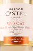 Этикетка Maison Castel Muscat Pays dOc 2021 0.75 л
