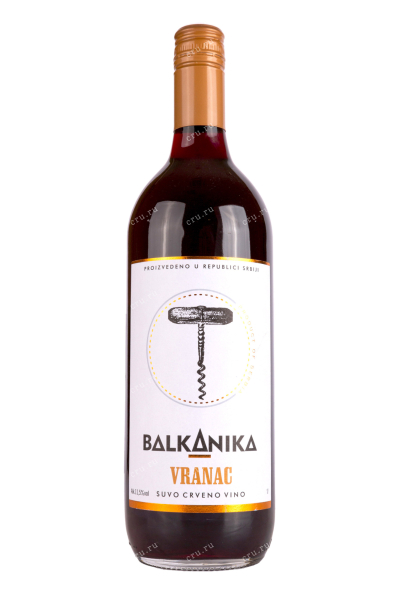 Вино Balkanika Vranac Dry 1 л