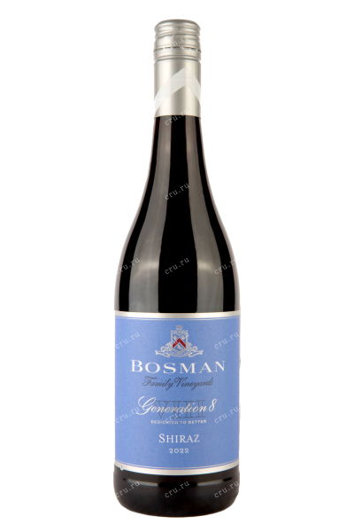 Вино Bosman Generation 8 Shiraz 2023 0.75 л